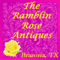 Ad for The Ramblin Rose Antiques